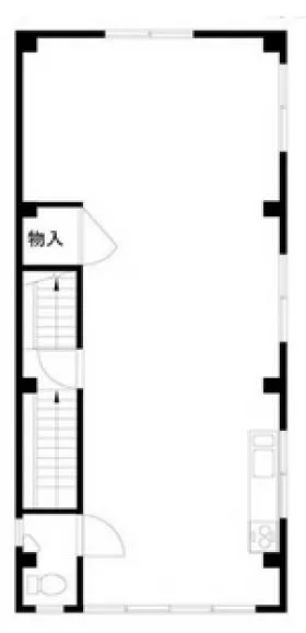 村瀬ビルの基準階図面