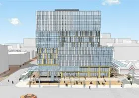 古町通七番町再開発の外観