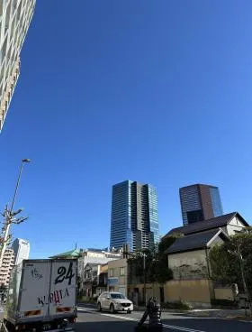 プラウドフラット白金高輪ビルの外観