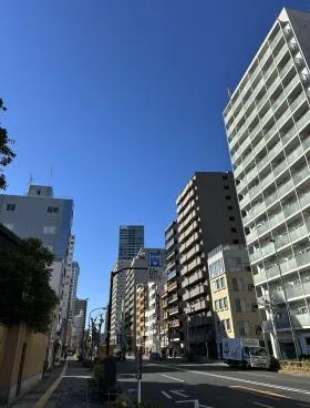 プラウドフラット白金高輪ビルの外観