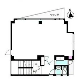北斗四谷ビルの基準階図面