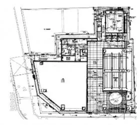 仮称)日本農業新聞社新社屋ビルの基準階図面