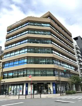仮称)日本農業新聞社新社屋ビルの外観