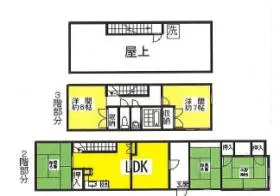 篠原ビルの基準階図面
