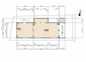 仮称)渋谷区神宮前1丁目ビルの基準階図面