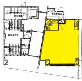 テラス八丁堀の基準階図面