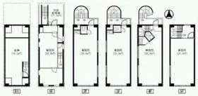 YMビルの基準階図面