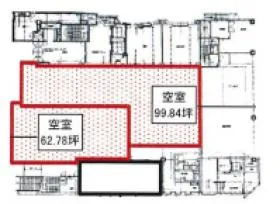 ルーテル平和大通りビルの基準階図面
