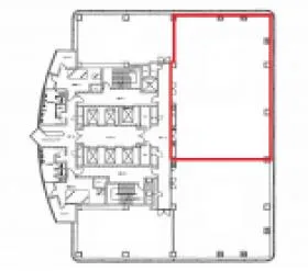 ひろしまハイビル21の基準階図面