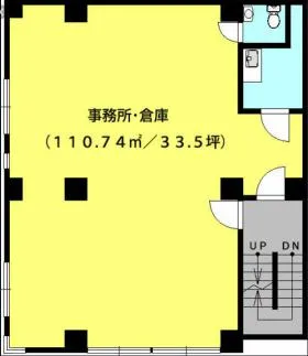 吉田ビルディングの基準階図面