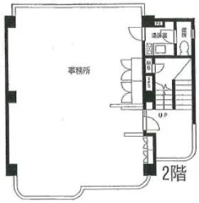 ノースウエストビルの基準階図面