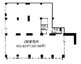 ゲオタワー池袋ビルの基準階図面