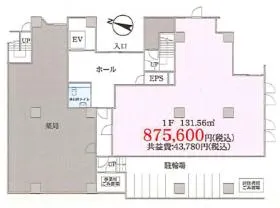 仮)FUJIKYUビルの基準階図面