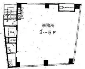 Will HAGIYA Buildingビルの基準階図面