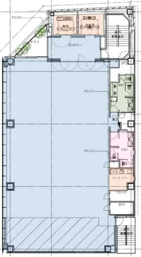 KANDA SQUARE GATEの基準階図面