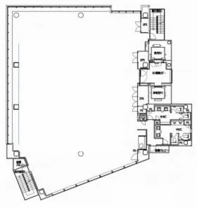 人形町PREXビルの基準階図面