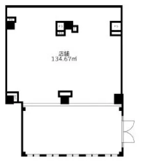 グランカーサ文京千石の基準階図面