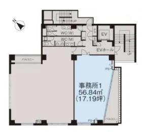 シブロジの基準階図面