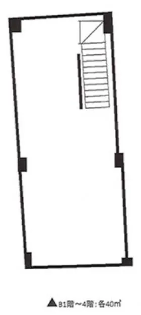 第1イチオクビルの基準階図面