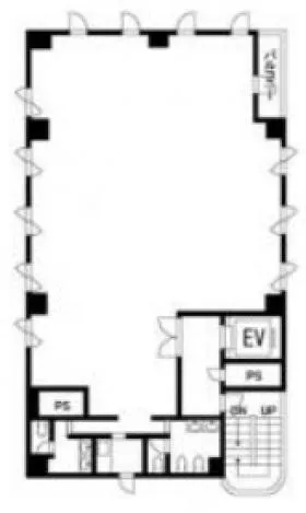 桜木町シティ(旧:大塚)ビルの基準階図面