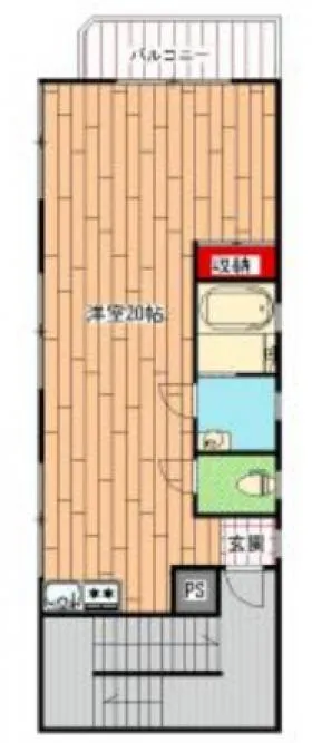 ポセイドンアネックスの基準階図面