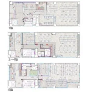 BizSQUARE 築地(旧:日昇)ビルの基準階図面