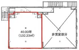 JP-2ビルの基準階図面