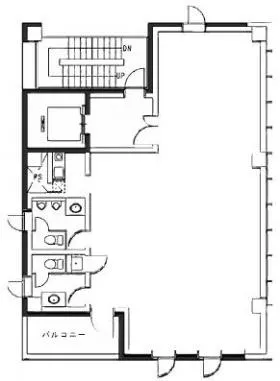 渋谷THビルの基準階図面