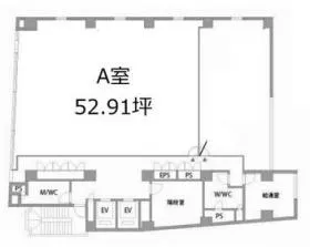東京KALビルの基準階図面