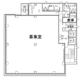 化学会館の基準階図面