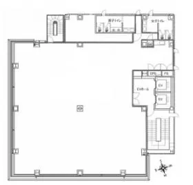 化学会館の基準階図面