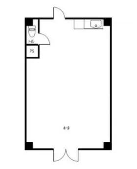 DSハイツの基準階図面