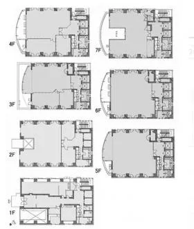 BEAUTY THREE BUILDING(旧:NOCビル)ビルの基準階図面