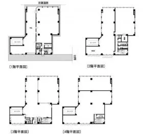 亀戸7丁目一棟貸ビルの基準階図面