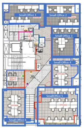 GUILD Dogenzakaの基準階図面