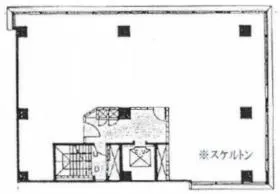 対翠館ビルの基準階図面