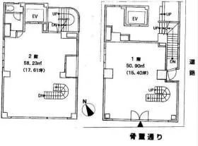 澁澤の基準階図面