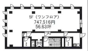 いずみビルの基準階図面