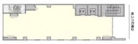 MANEKI新橋ビルの基準階図面