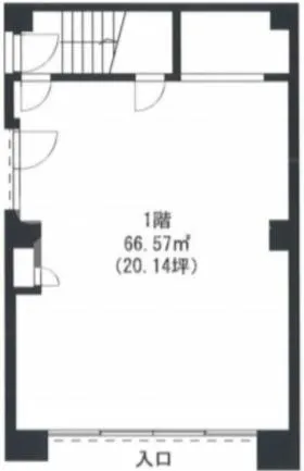 カメラ堂ビルの基準階図面