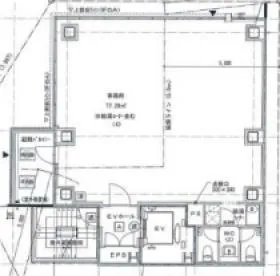 ACN大森駅前ビルの基準階図面