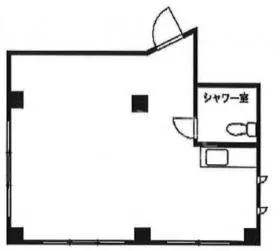 佐藤ビルの基準階図面