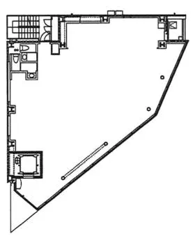 浅草駅北口(旧:花川戸一丁目)ビルの基準階図面