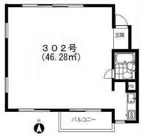竹中スリーの基準階図面