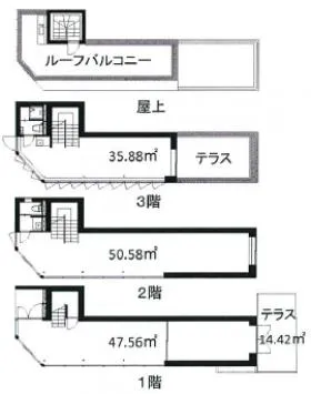 第20スカイビルANNEXの基準階図面