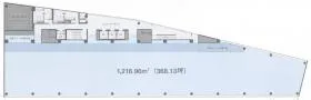 汐留イーストサイドビルの基準階図面
