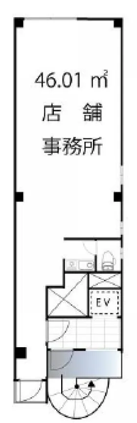 麹町サンゴビルの基準階図面