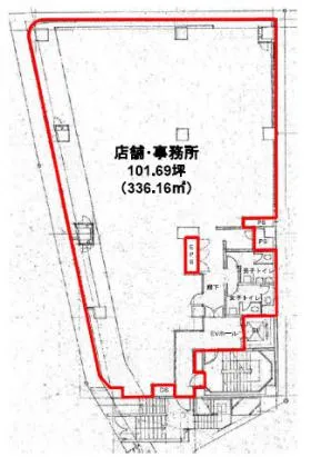 雄山閣ビルの基準階図面