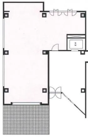 レインボービルの基準階図面