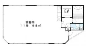 YHビルの基準階図面